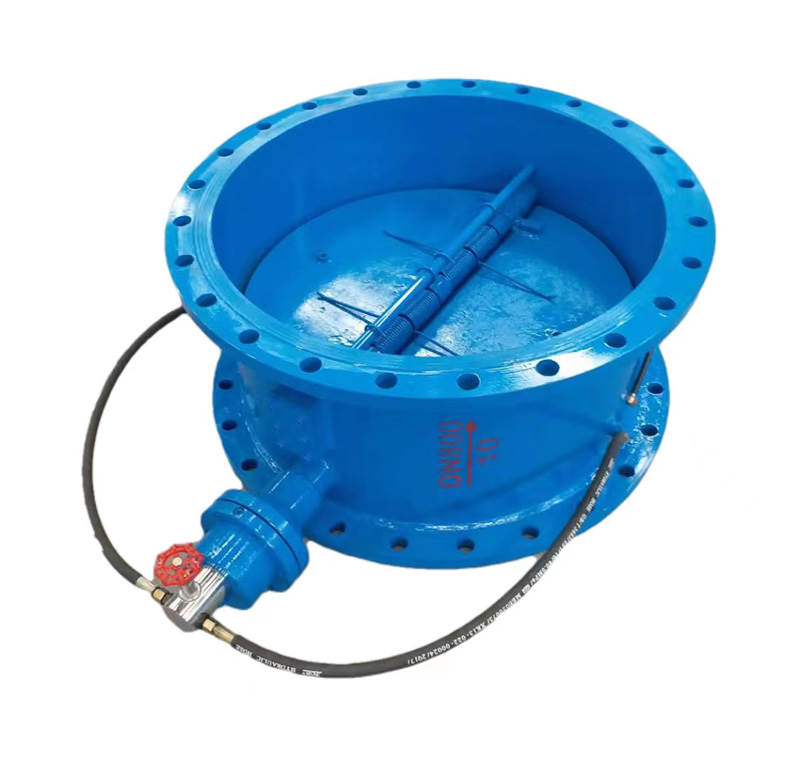 HH49X-10水力控製閥 微阻緩（huǎn）閉蝶式消聲止（zhǐ）回閥
